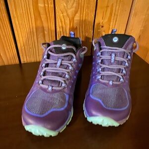 Merrell Women’s Siren Edge Purple and Blue Hiking Shoes